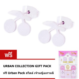 Tips Gallery Princess Collection ต่างหู STAINLESS STEEL 316L สตัด  รุ่น  Cherry Lover TES-SEL311UR