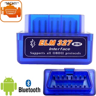 Mchy ELM327 V1.5 บลูทูธ OBD2 สําหรับเครื่องอ่านโค้ด Android/Torque Super