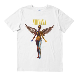 Nirvana - ในอเมริกา | เสื้อยืด พิมพ์ลายวงดนตรี | Merch เครื่องดนตรี | Unisex | เสื้อยืด | เสื้อยืด พิมพ์ลายดนตรี | กรันจ์ร็อก