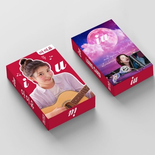 บัตรภาพ IU Li Zhien lomo box small card set, 30 pieces of love poem with the same pattern 30PCS