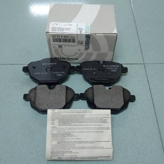 34216862202 ผ้าเบรกด้านหลัง BMW F10 5 SERIES X3 G01