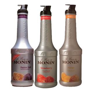 🔥*พร้อมส่ง*🔥 โมนิน น้ำสตรอว์เบอร์รีผสมเนื้อ 1 ลิตร  Monin Strawberry Puree 1 L