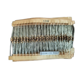 ตัวต้านทาน 10 โอห์ม 1/4W จำนวน 20 ตัว Resistor 10 Ohm 20 pcs.