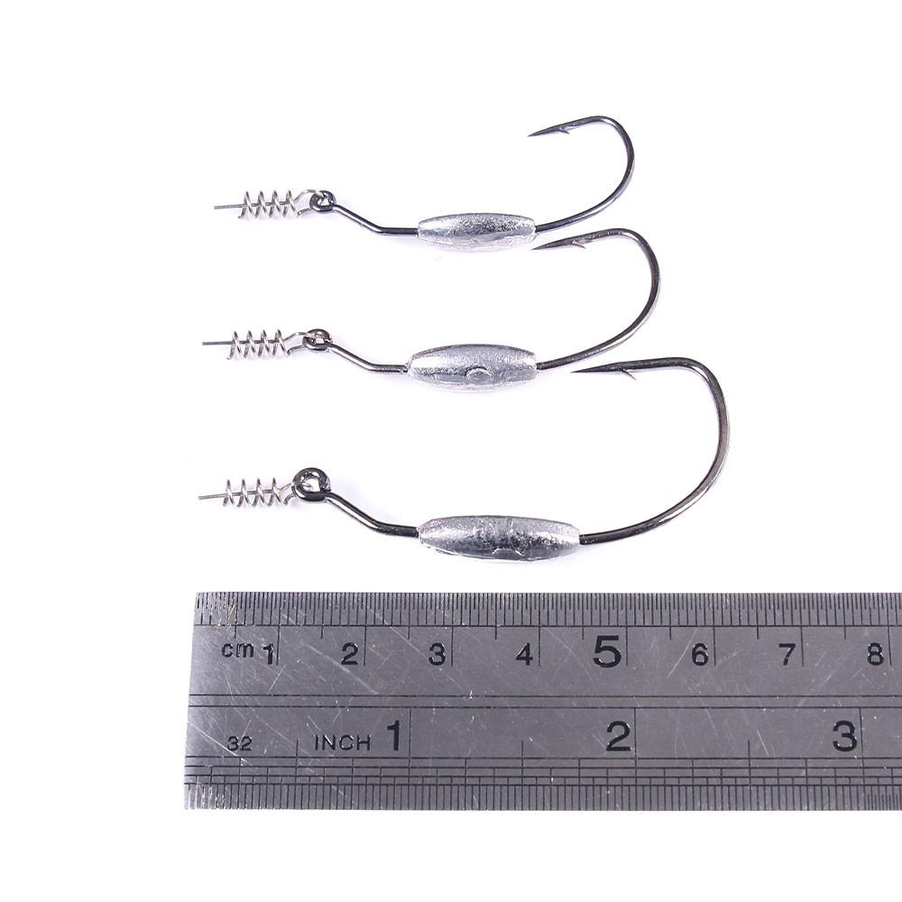 Hengjia ตะขอเหยื่อตกปลา 5 ชิ้น 2 . 5 กรัม 3 . 5 กรัม 5 กรัม - รูปที่ 7