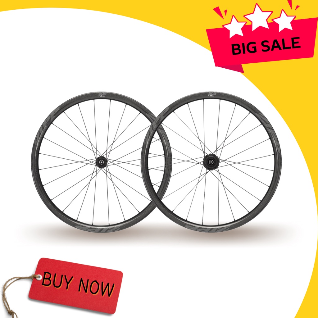 ล้อจักรยานเสือหมอบคาร์บอนแบบเบา ZIPP AMWH 202 NSW TL DBCL 700 PAIR CVT CPG A1
