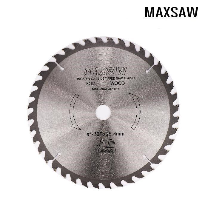 MAXSAW ใบเลื่อยวงเดือน 6 นิ้ว ตัดไม้ ขนาด 24 ฟัน , 30 ฟัน และ 60 ฟัน