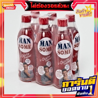 แมนซั่ม เครื่องดื่มน้ำองุ่นขาว สูตรแอล-กลูตาไธโอน 450 มล. แพ็ค 6 ขวด Mansome L-Gluta-Thione x 6 Bottles