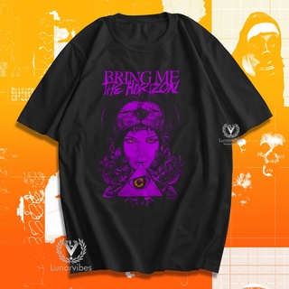 เสื้อยืด พิมพ์ลายวงร็อค Bmth Bring Me The Horizon สําหรับผู้หญิง A362