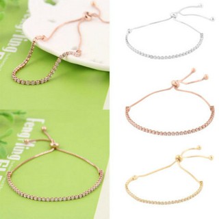 🎊พร้อมส่ง🎊สร้อยข้อมือติดเพรช