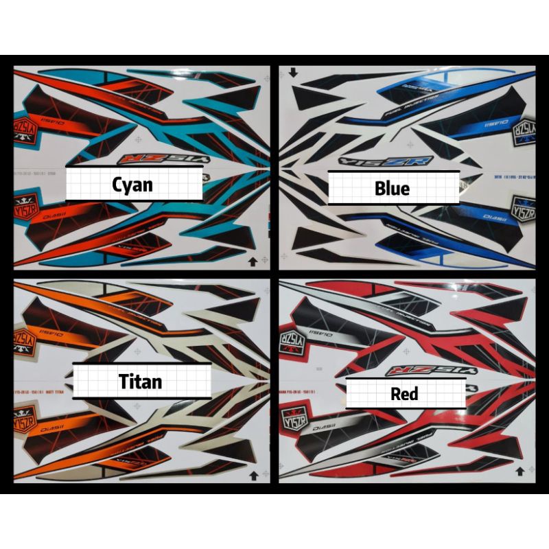 Yamaha Y15 Y15zr (9) 2021 Body Cover Sticker