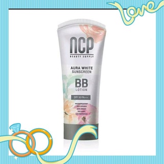 โลชั่น​บีบี​ โลชั่น​ncp Aura​ BB White​กันแดด50% กันน้ำกันเหงื่อ​ไม่วอก