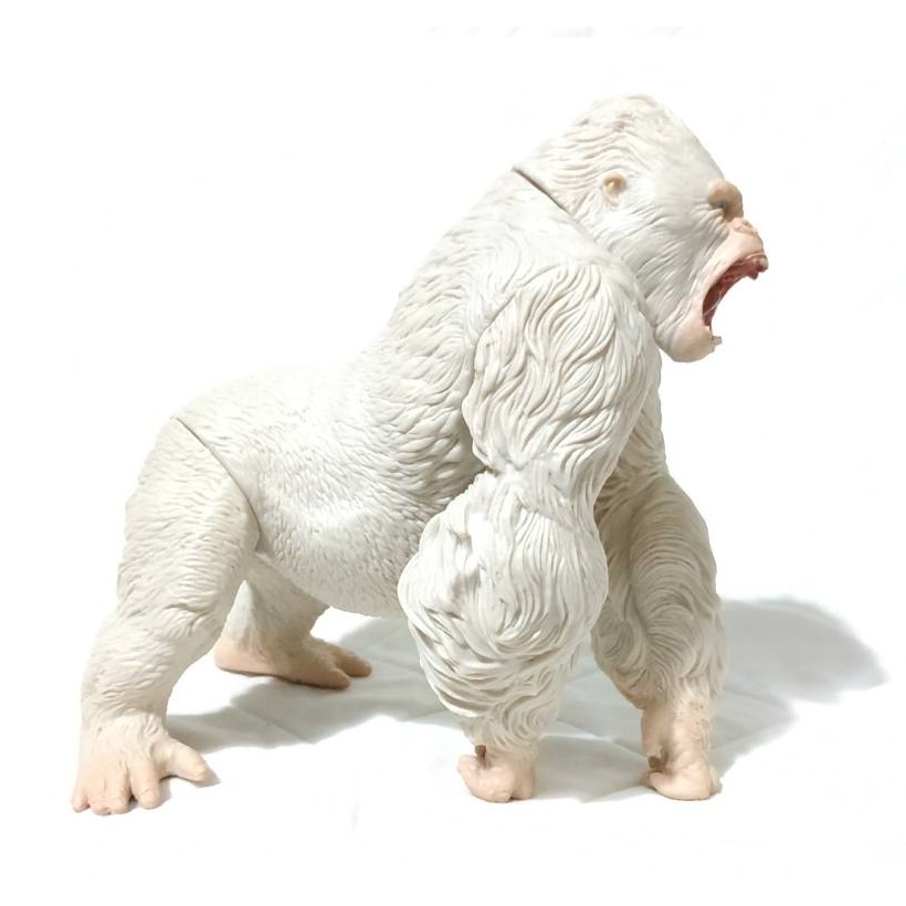 โมเดล ฟิกเกอร์ คิงคองเผือก งานซอฟไวนิล เวอร์ชั่นภาพยนต์ ปี2018 (Rampage แรมเพจ ใหญ่ชนยักษ์) Model Figure White King Kong - รูปที่ 3