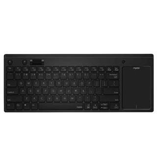 RAPOO - K2800 Black Wireless Multi-mode Touch Keyboard(KB-K2800-BK) คีย์บอร์ดไร้สายสำหรับสมาร์ททีวี