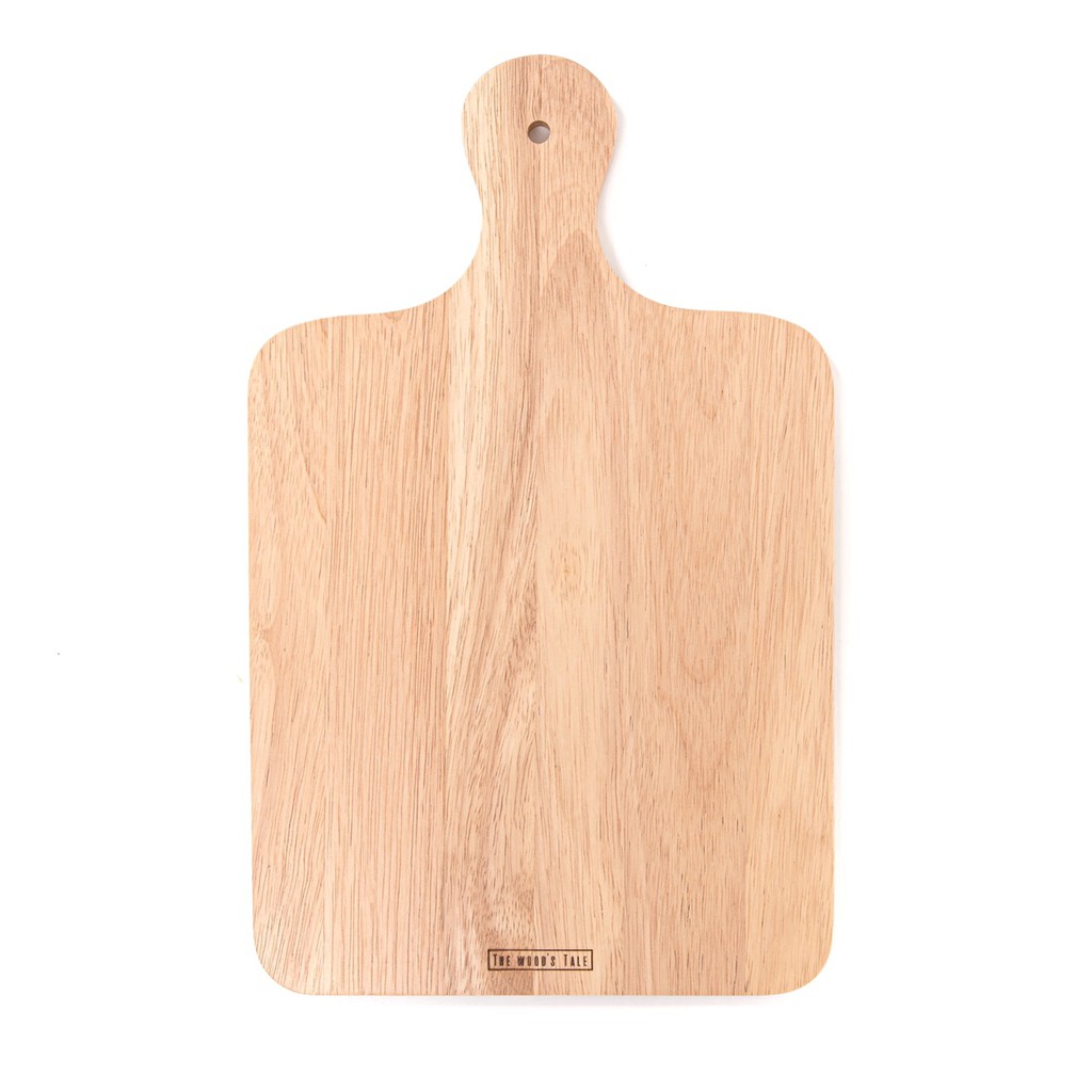THEWOOD 'S TALE เขียงไม้ แท้ SERVING BOARD (L) สำหรับสับหั่นหรือเสิร์ฟอาหาร