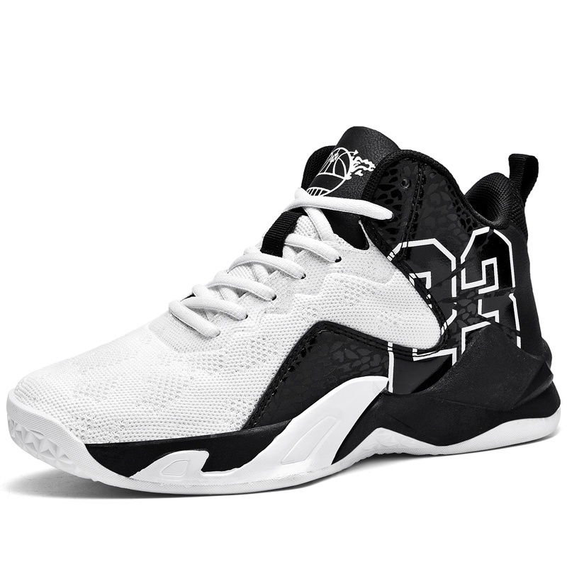 Men Basketball Shoes Breathable Couple Basketball Sports Shoes High top