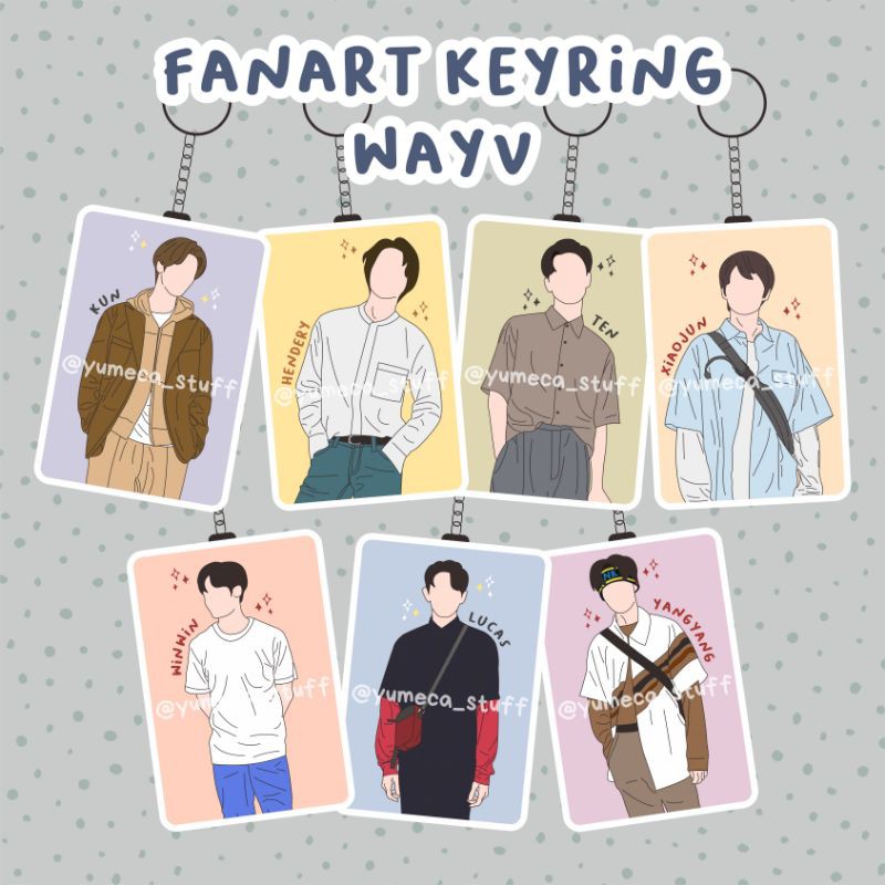 FANART KEYRING WaiyVi Kpop