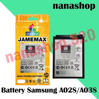 แบตเตอรี่ Samsung A02S A03s A22-5Gใช้ด้วยกันงานJame max แบตแท้ คุณภาพดี ประกัน1ปี แบตซัมซุงA02s A03s