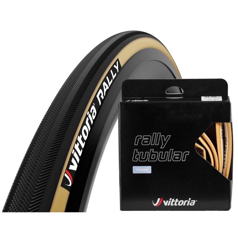 (ล็อตยางใหม่) ยางฮาร์ฟ Vittoria Rally Tubular 700x23, 700x25