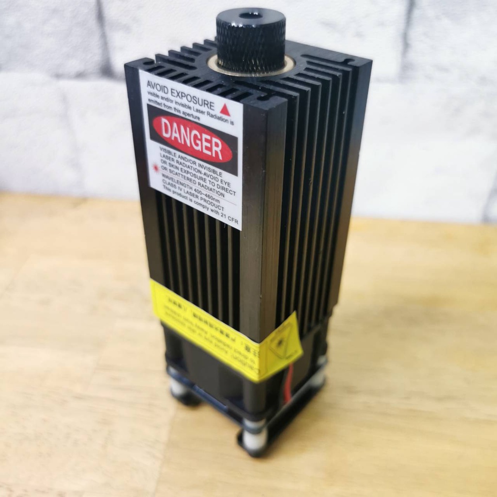 [145] B4-3 เลเซอร์ laser xsb15- 7000mW 445nm Blue Laser CNC -12VDC.