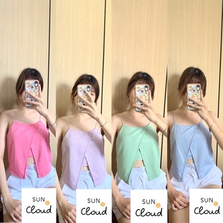 Suncloud.th 🍭เสื้อสายเดี่ยวดีเทลแหวกหน้า🍭