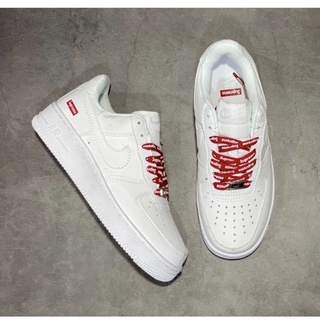 รองเท้าNike Air Force 1 x Supreme  Size 36 - 45 รองเท้าผู้หญิงและผู้ชาย