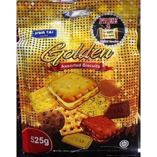 ขนมปังรวมรส Golden 525กรัม (มีซองแยกด้านใน)📍สินค้าพร้อมส่ง📍