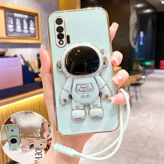 เคสโทรศัพท์มือถือ ขอบซิลิโคน ลายนักบินอวกาศ พร้อมขาตั้ง สําหรับ Huawei NOVA 3 Huawei NOVA3i Huawei NOVA 4 Huawei NOVA 5 Huawei NOVA 5i Huawei NOVA 5ipro Huawei NOVA 5t