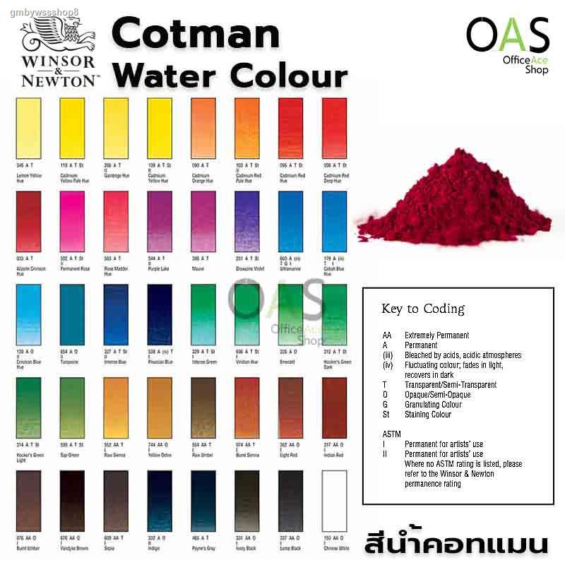 จัดส่งเฉพาะจุด จัดส่งในกรุงเทพฯWINSOR NEWTON Cotman Water Colour สีน้ำ ...