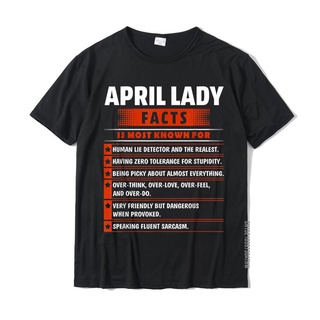 เสื้อยืดลําลอง ผ้าฝ้าย แขนสั้น พิมพ์ลาย April Lady Facts Funny Most Known For Human Lie Detector 3D สําหรับผู้ชาย และผู้