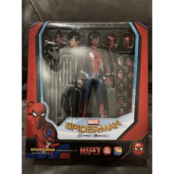 มีตำหนิ) Mafex 103 Spider Man Homecoming  - vi5_da - ThaiPick