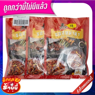 ซันซอส ซอสหม่าล่า 100 กรัม x 3 ซอง Sun​sauce​ Mala​ Sauce 100g x 3 pcs