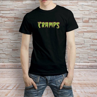 เสื้อยืด พิมพ์ลายโลโก้วงร็อค The Cramps Punk สําหรับผู้ชาย