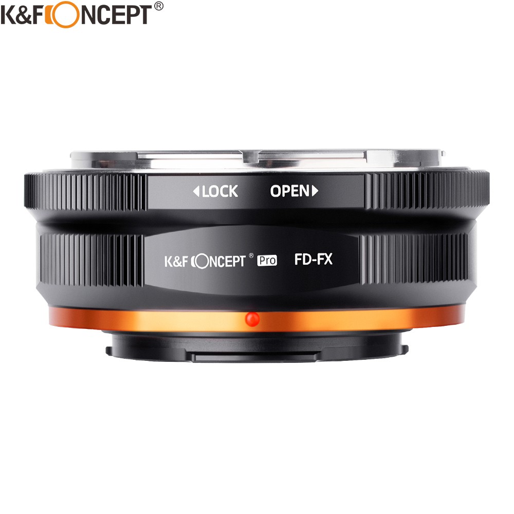 K&f CONCEPT แหวนอะแดปเตอร์เมาท์เลนส์กล้อง FD-FX Canon FD เป็น Fuji Fujifilm FX XF X สําหรับเลนส์ Canon FD เป็นกล้อง Fuji
