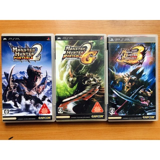 แผ่น PSP Monster Hunter JAPAN แท้ (Monhunt) คู่มือครบๆ สำหรับสายสะสม