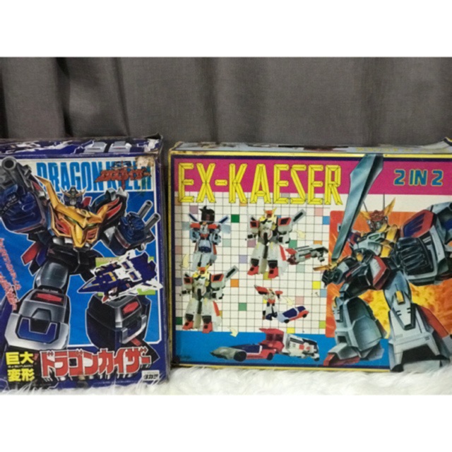 Takara Brave King Exkaiser and Dragon Kaiser