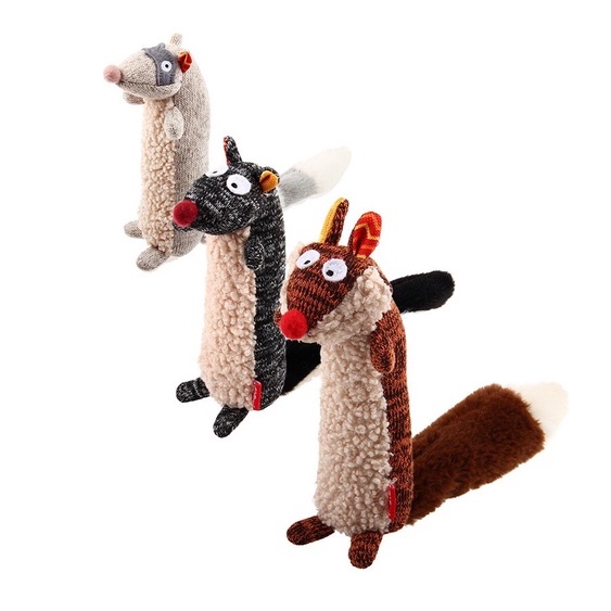 [ พร้อมส่ง] ตุ๊กตามีเสียง สำหรับสุนัข Sounding Toys For Dogs ของเล่นสัตว์เลี้ยง ตุ๊กตารูปสัตว์พร้อมเสียงร้อง