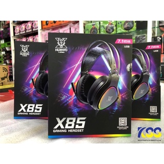 Nubwo X85 USB 7.1 Virtual Surround sound RGB Lighting มีโปรแกรมปรับแต่งเสียงได้ตามต้องการ ของแท้ประกันศูนย์ 2 ปี