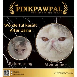 Pinkpawpal Eye Cleaner น้ำยาเช็ดตาแมว น้ำยาเช็ดตาสุนัข ทำความสะอาดคราบน้ำตา ลดคราบเหลิอง อ่อนโยน 100% ใช้ได้ทั้งลำตัว