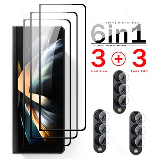 6 In 1 Camera Glass For Samsung Galaxy Z Fold4 Fold3 Protective Glass Sumsung Z Fold 4 3 ZFold4 ZFold3 5G Sceen Protectors Film