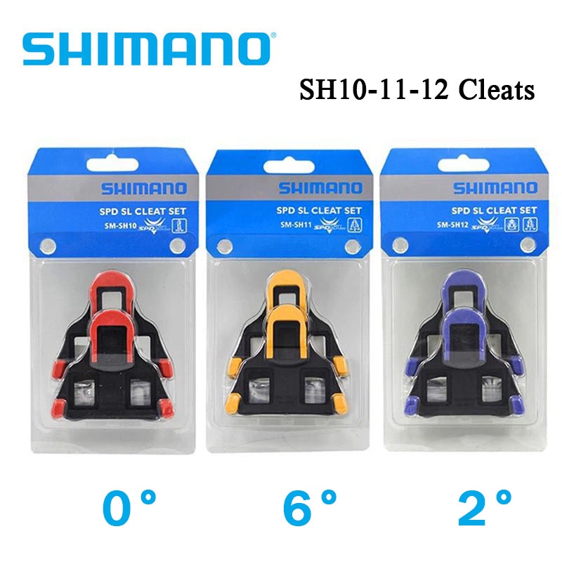 Shimano Cleat SH12 คลีทบันไดจักรยาน SPD-SL SH10 SH11 จักรยานเหยียบแผ่นคลิปรองเท้าขี่จักรยานอุปกรณ์เสริ