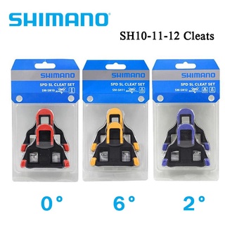 Shimano Cleat SH12 คลีทบันไดจักรยาน SPD-SL SH10 SH11 จักรยานเหยียบแผ่นคลิปรองเท้าขี่จักรยานอุปกรณ์เสริ