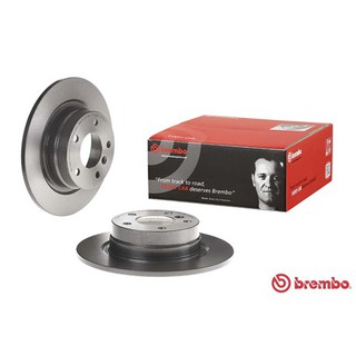 จานเบรคหลัง BMW SERIES 1 E81 E82 E87 118i 120i SERIES 3 E90 E92 316d 316i 318d 318i 320i 2004-2013 296MM BREMBO /ชิ้น