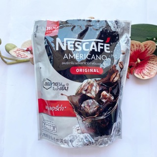 25 ซอง หมพอายุ 05/24 เนสกาแฟ อเมริกาโน่ กาแฟปรุงสำเร็จ สูตรแคลอรี่ต่ำ Nescafe Americano Original สีแดง