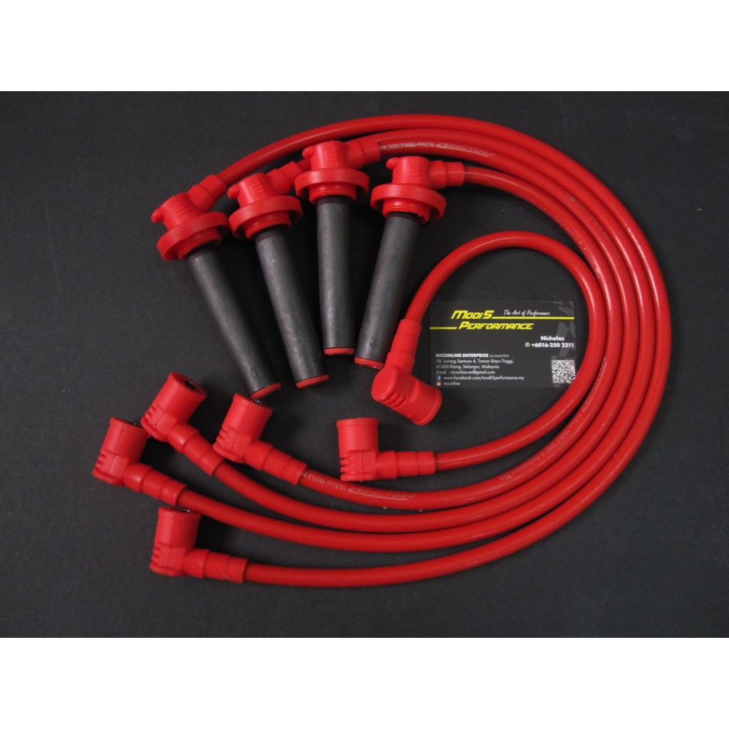 Toyota Corolla AE86 4AGE 4A-GE 16V TVIS Arospeed Plug Cable 3 Core 10.2mm