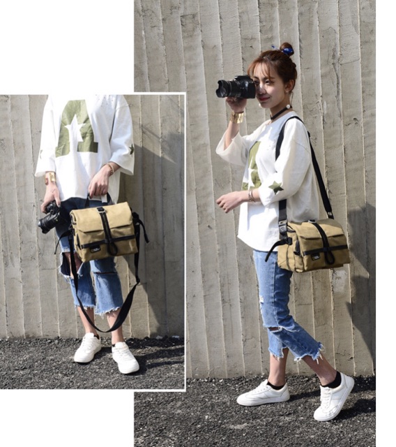 ✅พร้อมส่ง✅ กระเป๋ากล้อง dslr/mirrorless camera bag งานสวย คุณภาพดีมาก