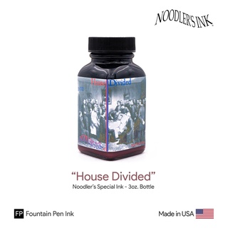 Noodlers "House Divided" Ink 3oz.Bottle - หมึกเติมปากกา สีพลัม ขนาด 3 ออนซ์