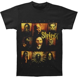 (ขายส่งได้)【COD】 เสื้อวง Slipknot ลายหน้า หลัง