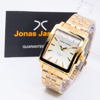 Jonas JASMIN JJ8410H นาฬิกาข้อมือ สายโซ่สเตนเลส ทรงสี่เหลี่ยม สําหรับผู้ชาย