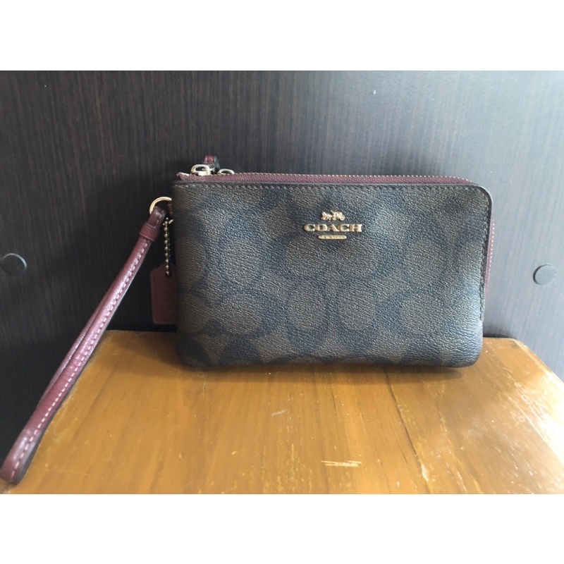 กระเป๋าสตางค์ coach 2 ซิป ขนาดไซด์ s