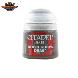 [P360พร้อมส่ง] Citadel : BASE: DEATH KORPS DRAB (12ML) สีอะคริลิคสำหรับทาโมเดล